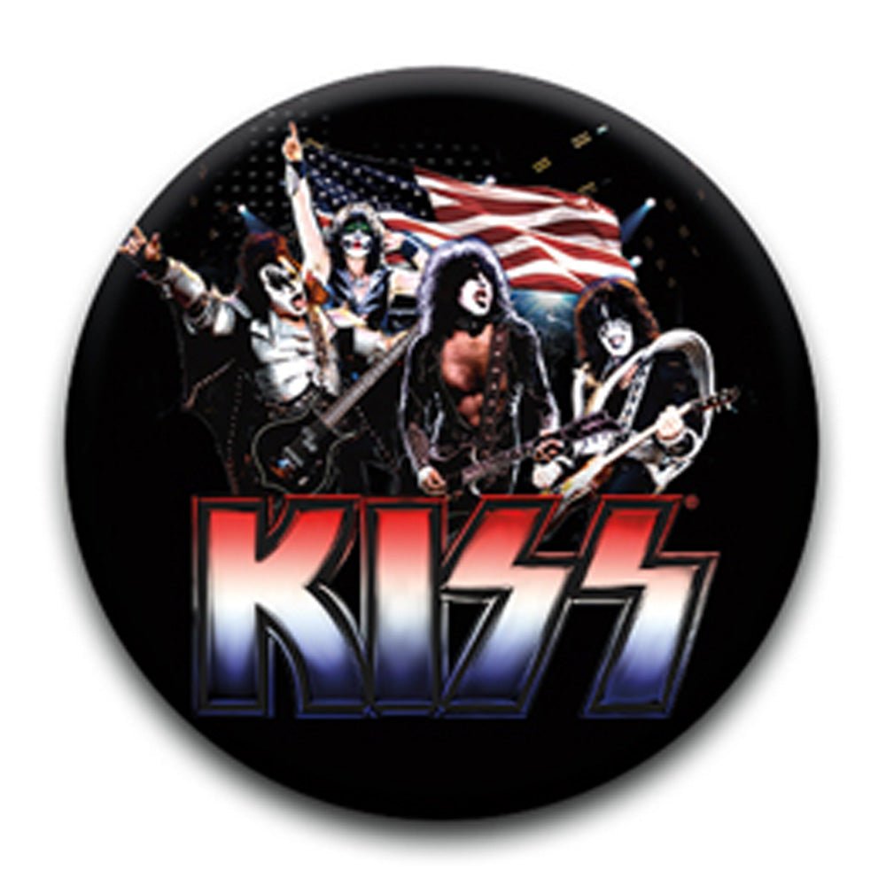 KISS キッス (エース・フレーリー 追悼 ) - AMERICA / バッジ - PGS